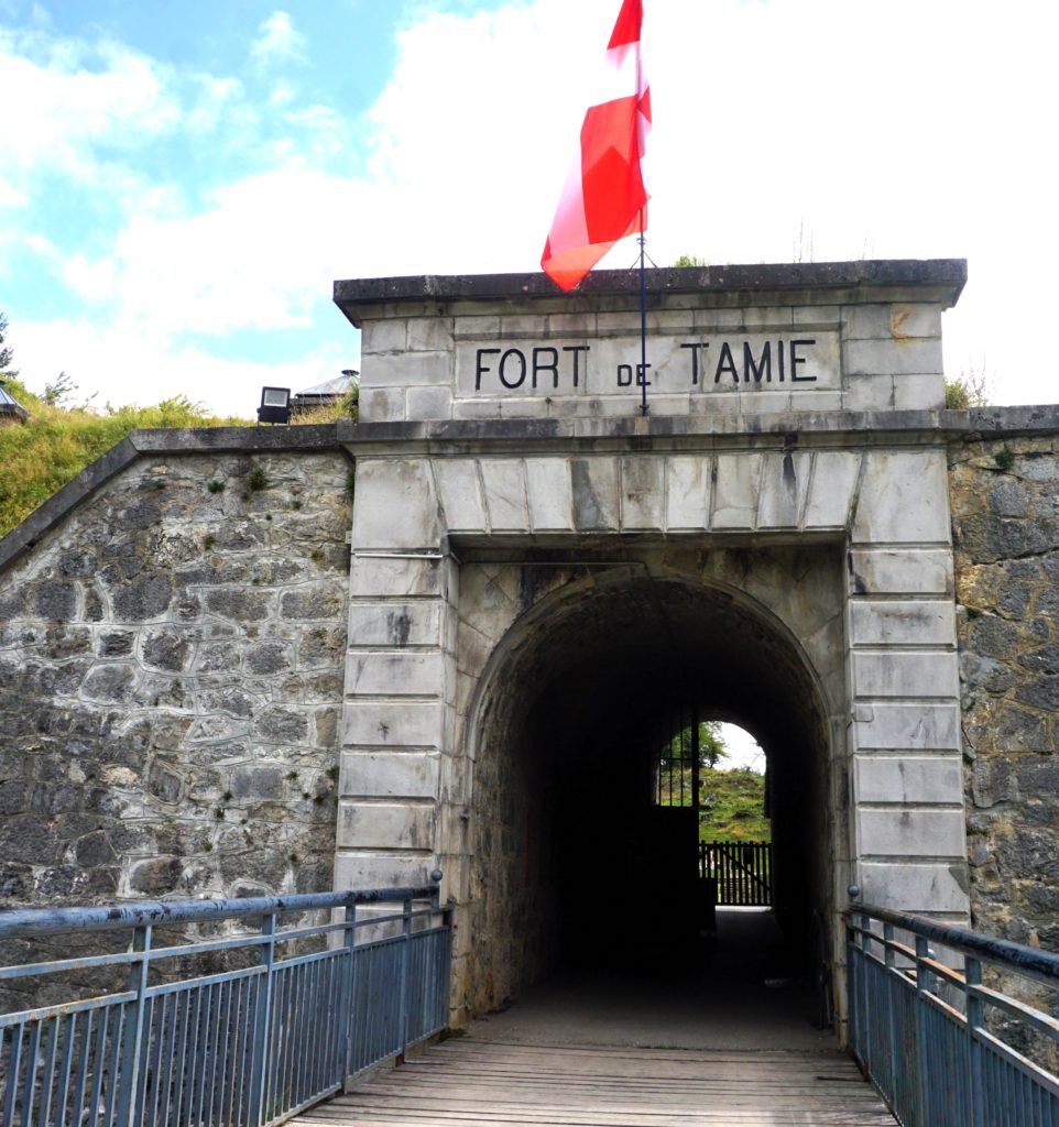 Porche d’entrée du Fort de Tamié 