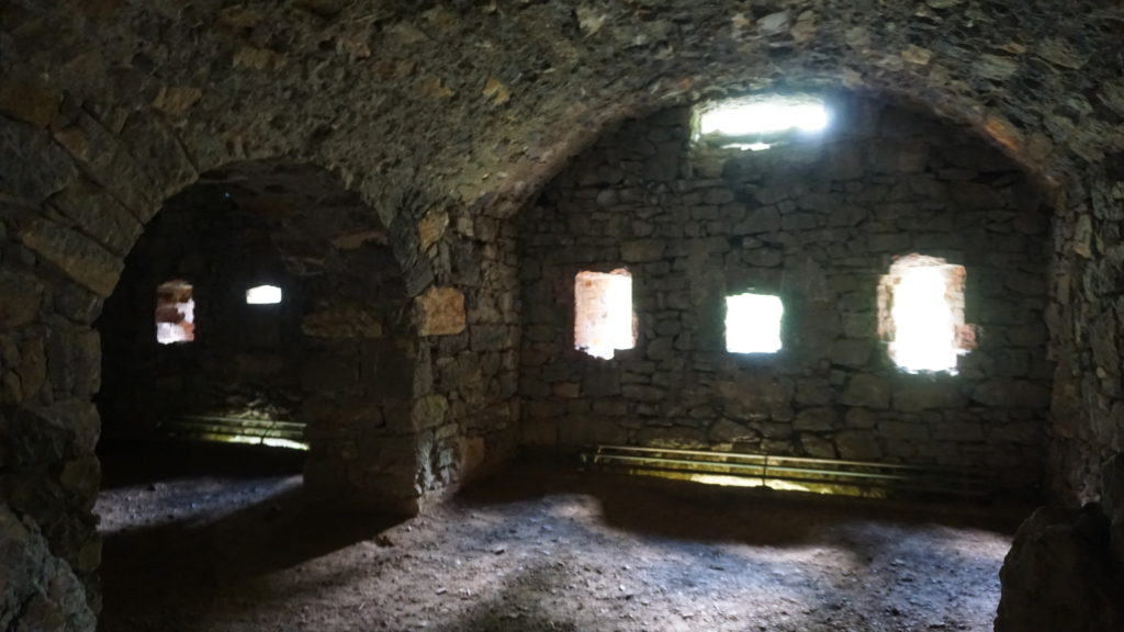 Fort de Tamié - coffre d'escarpement