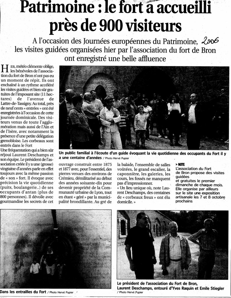 Visite du Fort en 2006